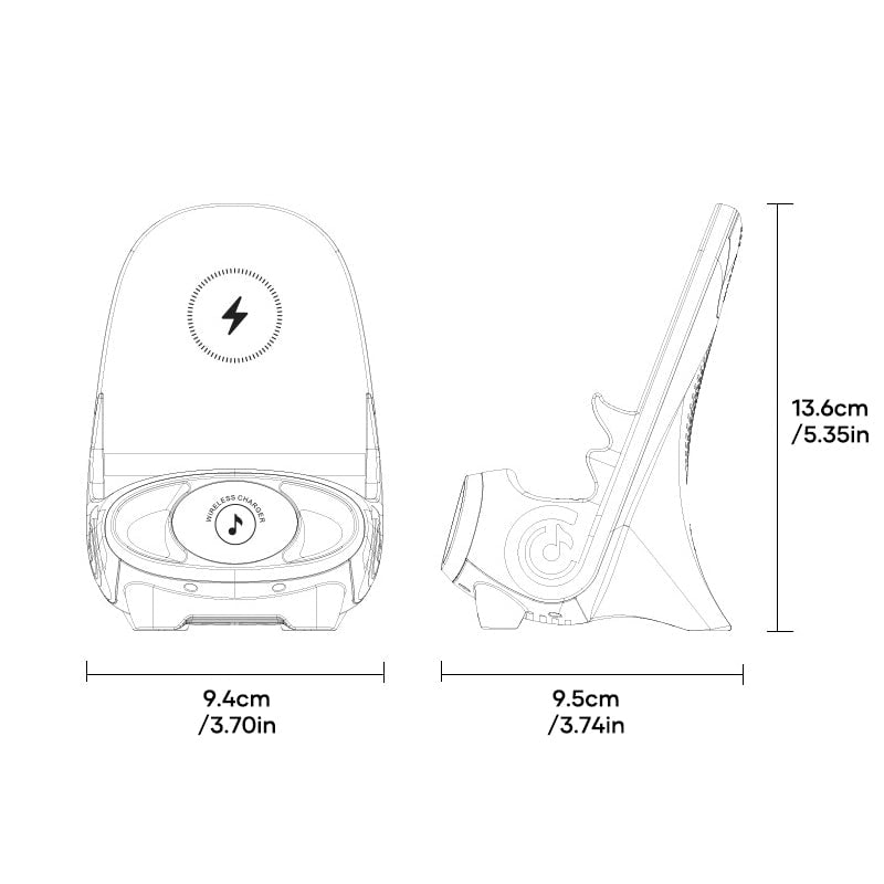Soporte para cargador inalámbrico ErgoCool