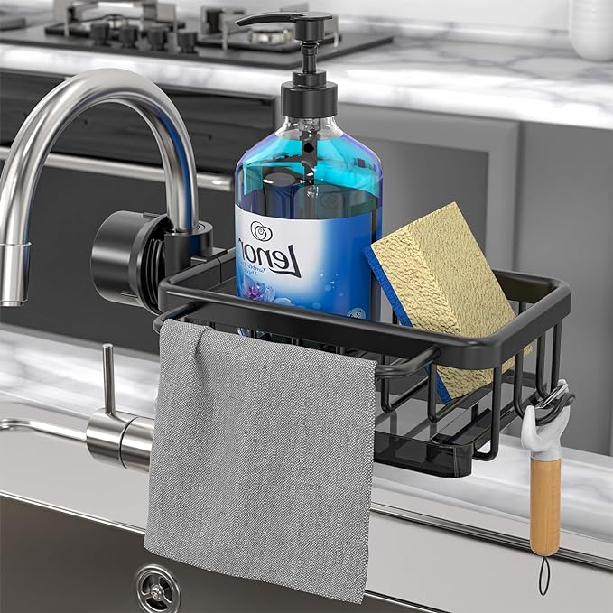 Organizador de grifo para fregadero de cocina