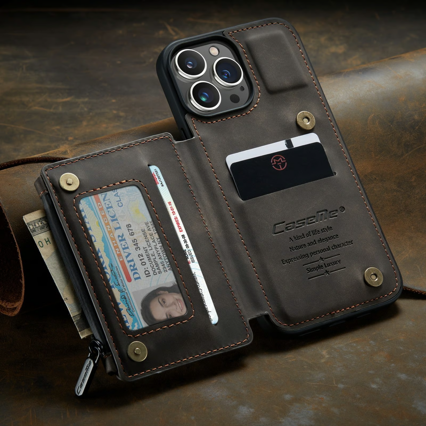 🔥Funda de cuero para iphone