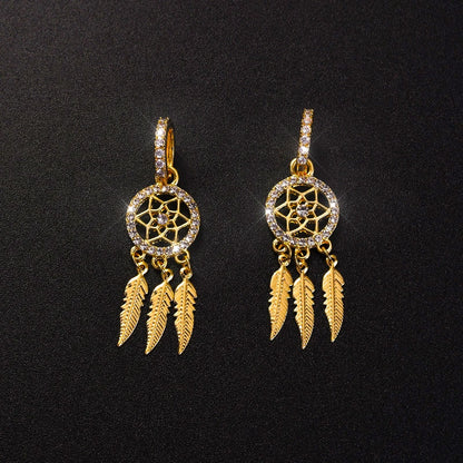 Pendientes GlimmerWings Gold Zircon